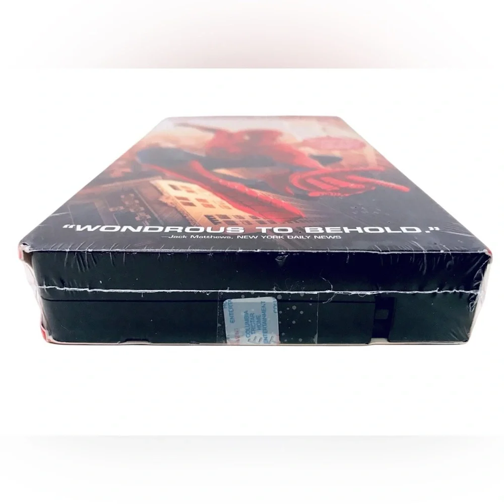Spider-Man VHS 2002 Factory Sealed Movie With Bonus Music Video Hero Watermarked